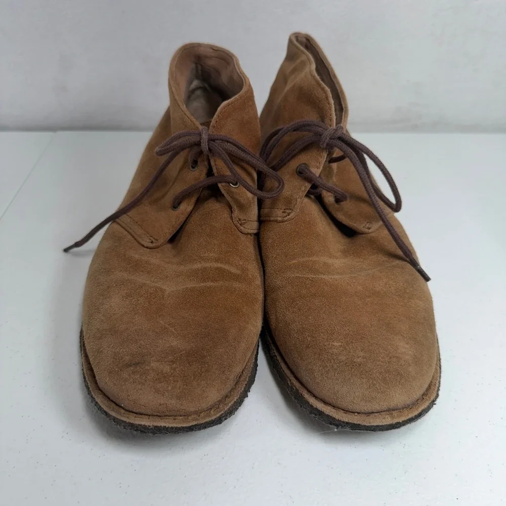UGG EnerG Mens 9.5 Chukka Boots Shoes Black Ankle Lace Up Waterproof Gum Sole